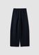 Blue stretch cotton trousers_4