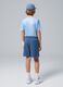 ALTAVIA COURT blue sports shorts in stretchy technical fabric for boys_2