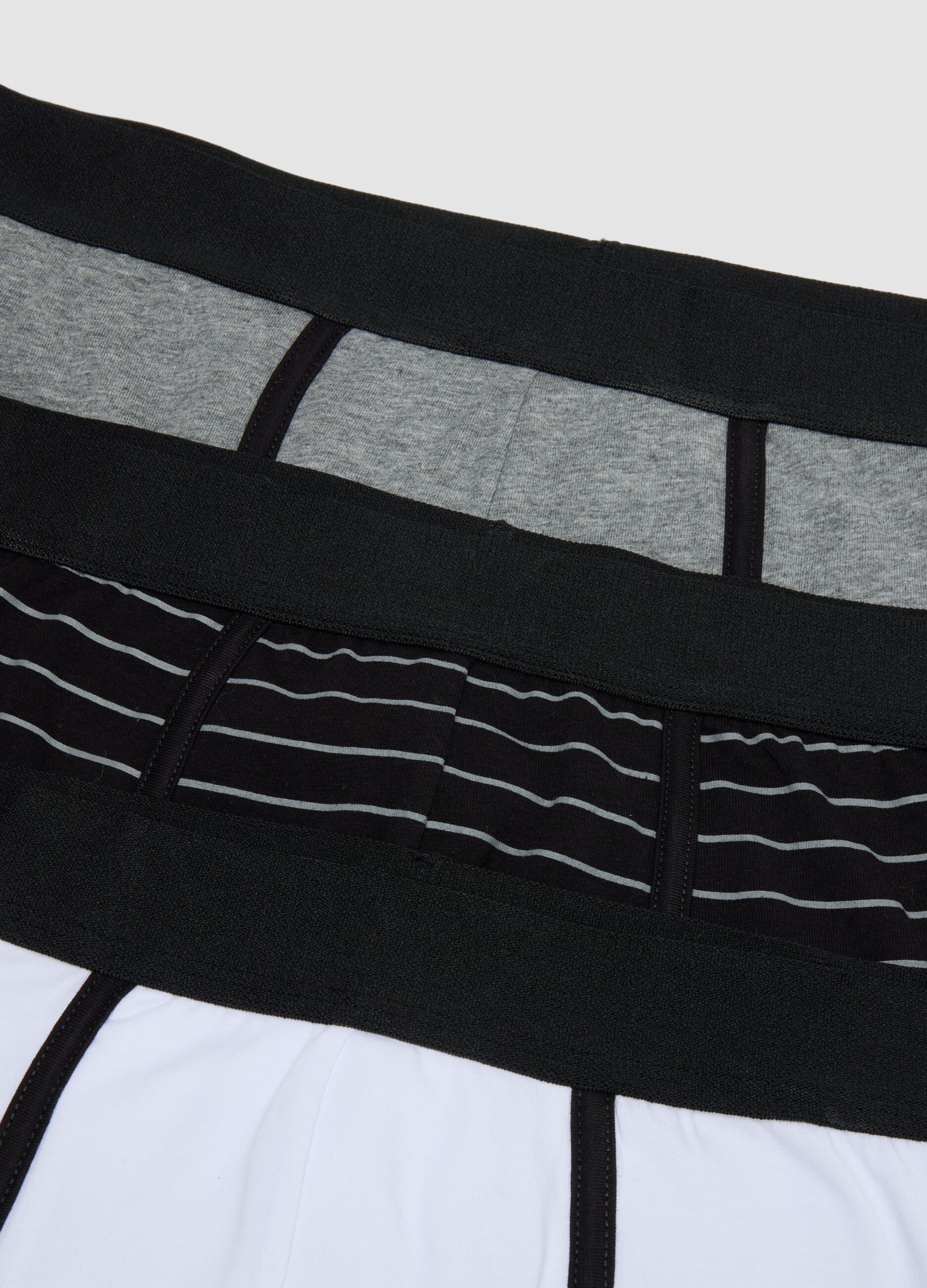 3-pack of multicolour stretch organic cotton boxers