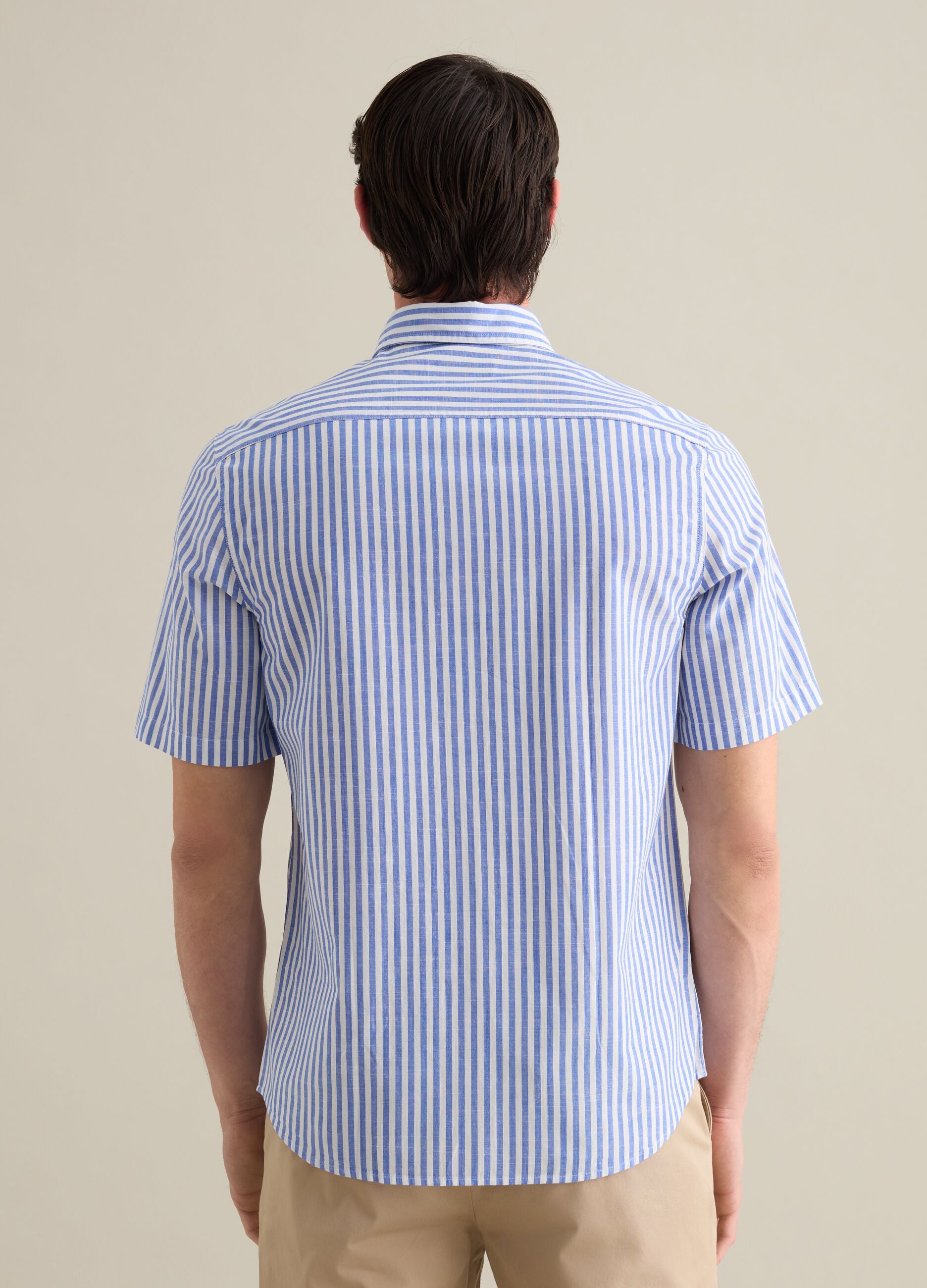 Men&rsquo;s multicoloured regular-fit T-shirt in 100% cotton with pocket