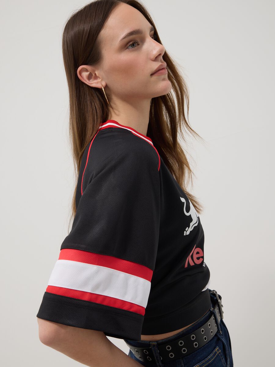 Multicolour oversized fit Red Bulls T-shirt_1