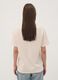 Pink pure cotton T-shirt with Sakura front print, regular fit_3