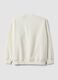 White cotton-blend sweatshirt with Lakers print_6