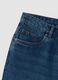 Blue denim slim-fit jeans in cotton and viscose blend_1