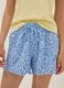 Yellow organic cotton pyjamas with thin-strap top_3