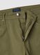 Green stretch cotton skinny fit trousers_5