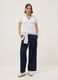 Pure Cotton Blue Denim Jogger Trousers Regular Fit_0