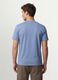 Blue regular-fit pure organic cotton jersey T-shirt_3