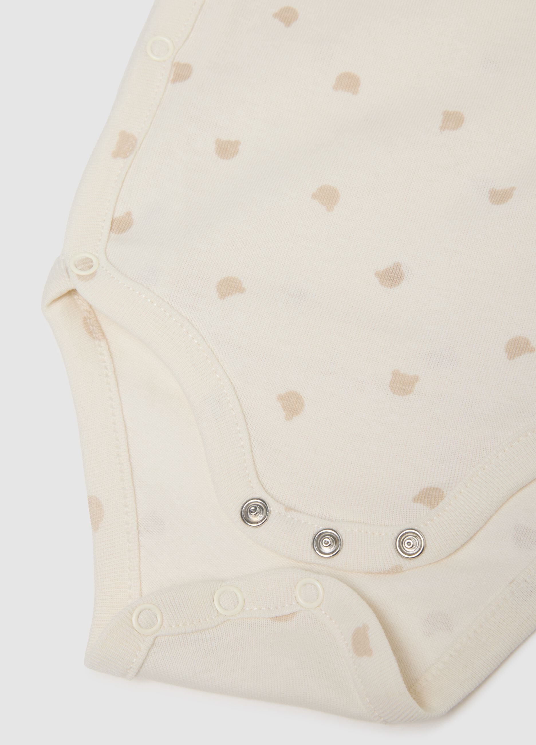 Twin-Pack Pure Cotton Multicolour Bodysuits for Babies