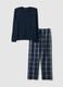 Multicolour pure cotton regular fit pyjamas_4