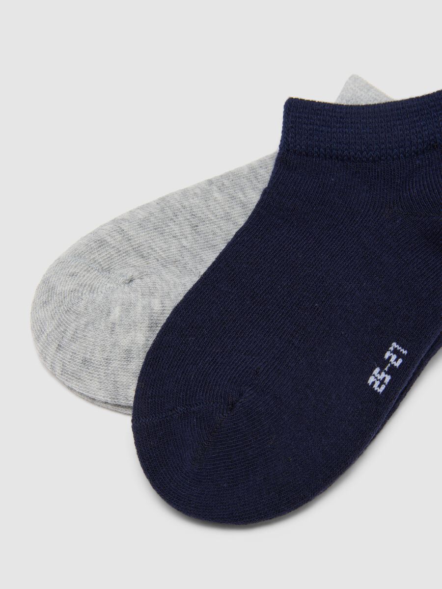 Multi-pack of short cotton socks in multicolour for girls_2