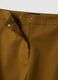 Brown stretch-cotton formal barrel-fit trousers_5
