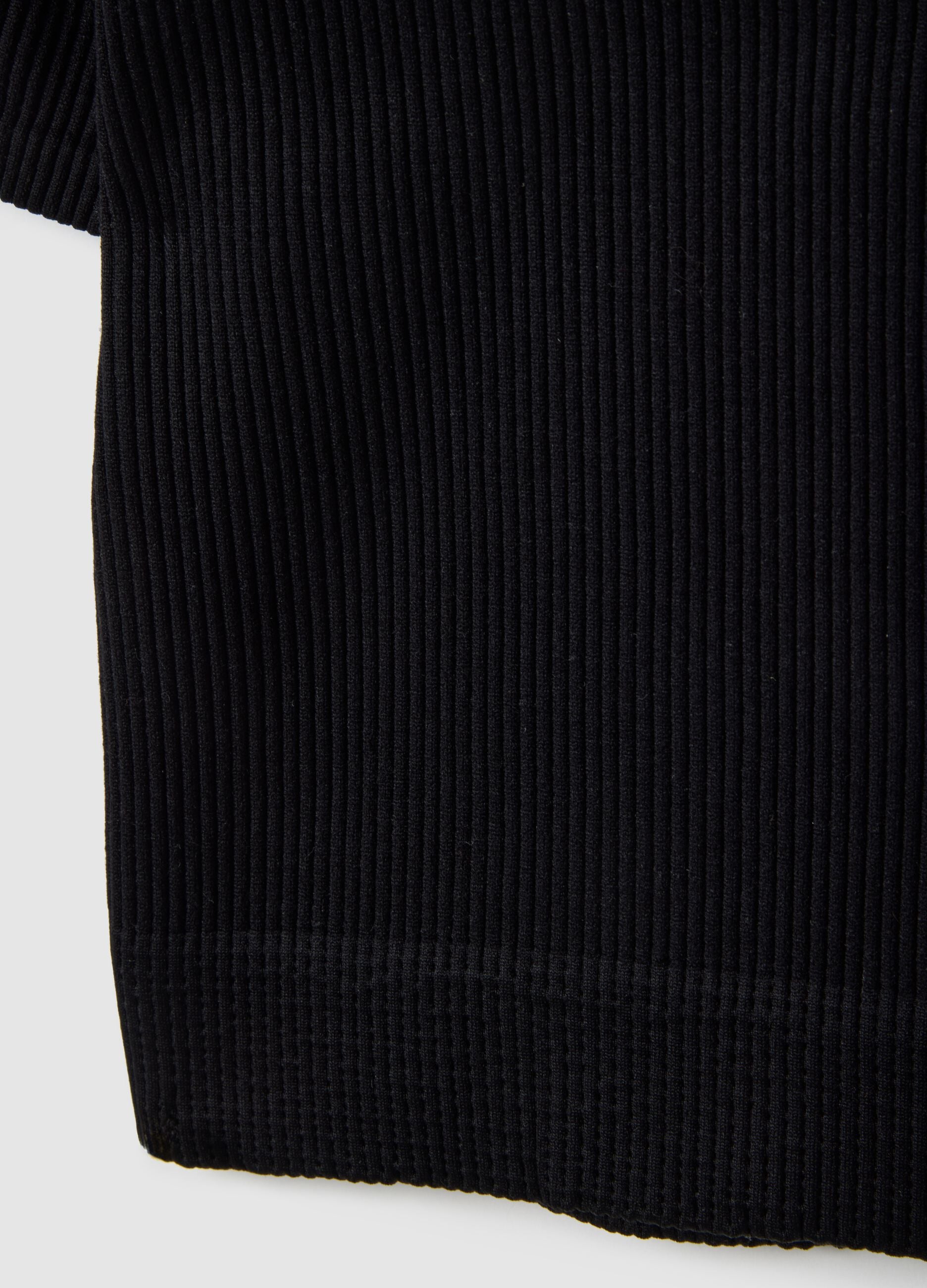 Black Boxy Fit Short Sleeve Sports T-shirt