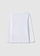 Girls' white pure cotton T-shirt regular fit with prints_1
