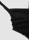 Black draped stretch swimsuit with shaping effect_5