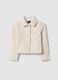 Girls&rsquo; beige regular-fit jacket with buttons_0