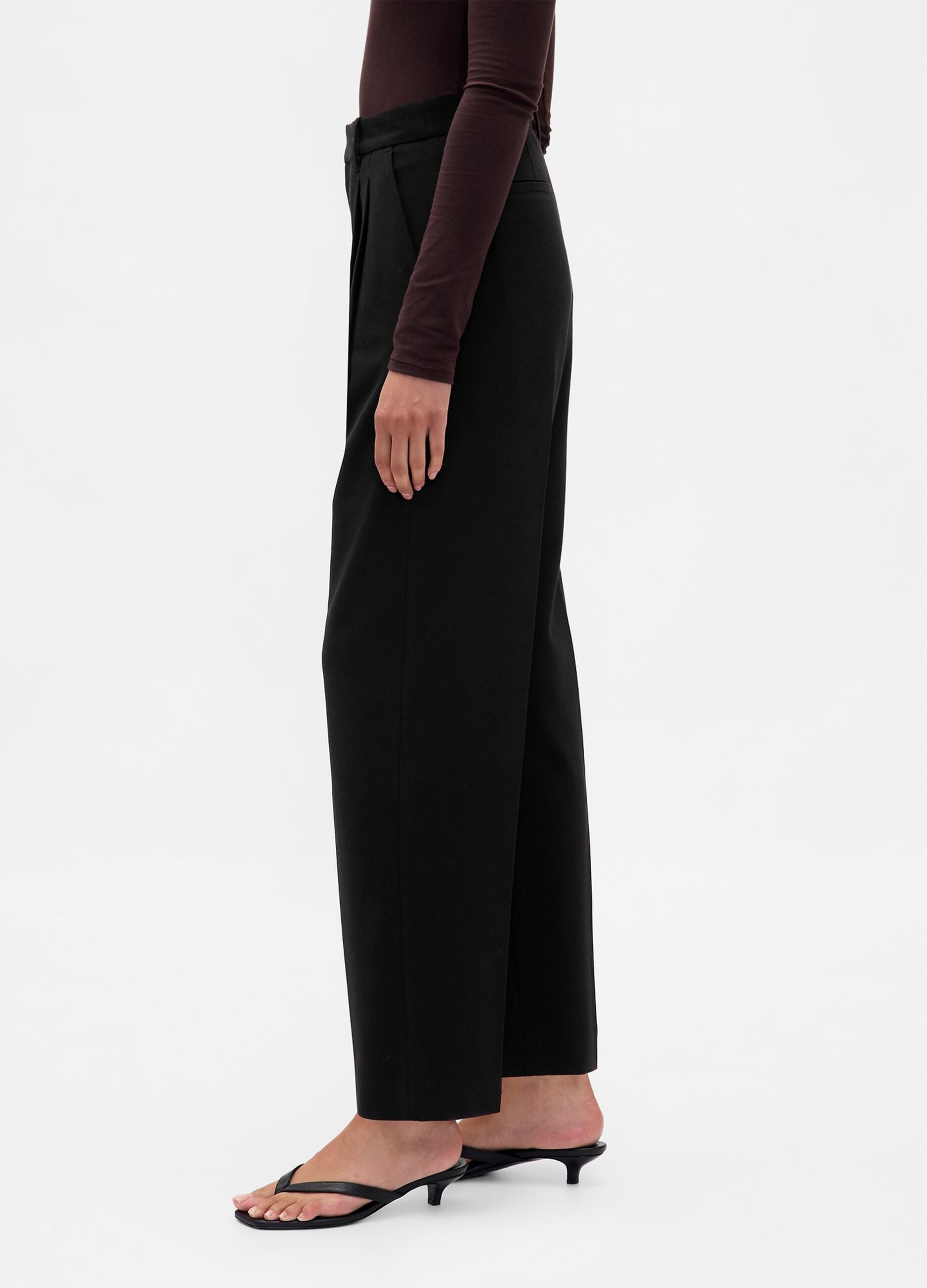 Stretch Black Trousers