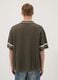 Green pure cotton polo shirt_3