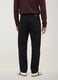Black pure cotton denim jeans, relaxed fit_3