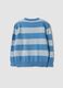 Multicolour pure cotton striped oversized fit top for boys_1