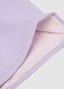 Purple stretch cotton scarf for girls with enveloping fit_2