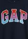 Blue pure cotton kids' T-shirt regular fit with logo_2