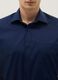 Blue short-sleeved shirt with classic collar_1