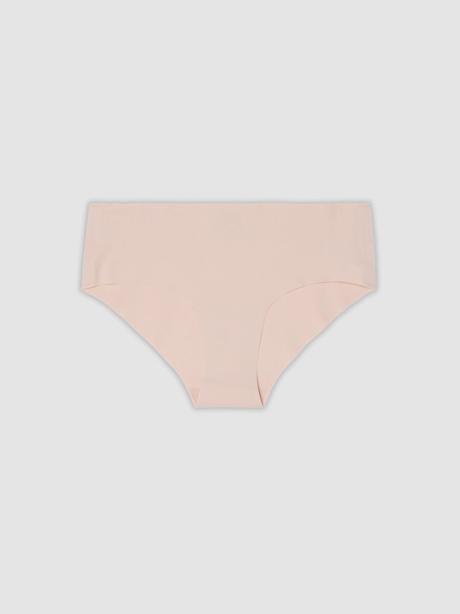 Pink organic stretch cotton hipster briefs_4