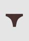 Brown Brazilian briefs in stretch fabric_0