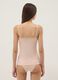 Pink stretch modal vest regular fit with lace_2