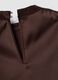 Brown sleeveless top in stretch fabric_6
