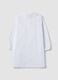 Customisable white school apron with classic collar_1