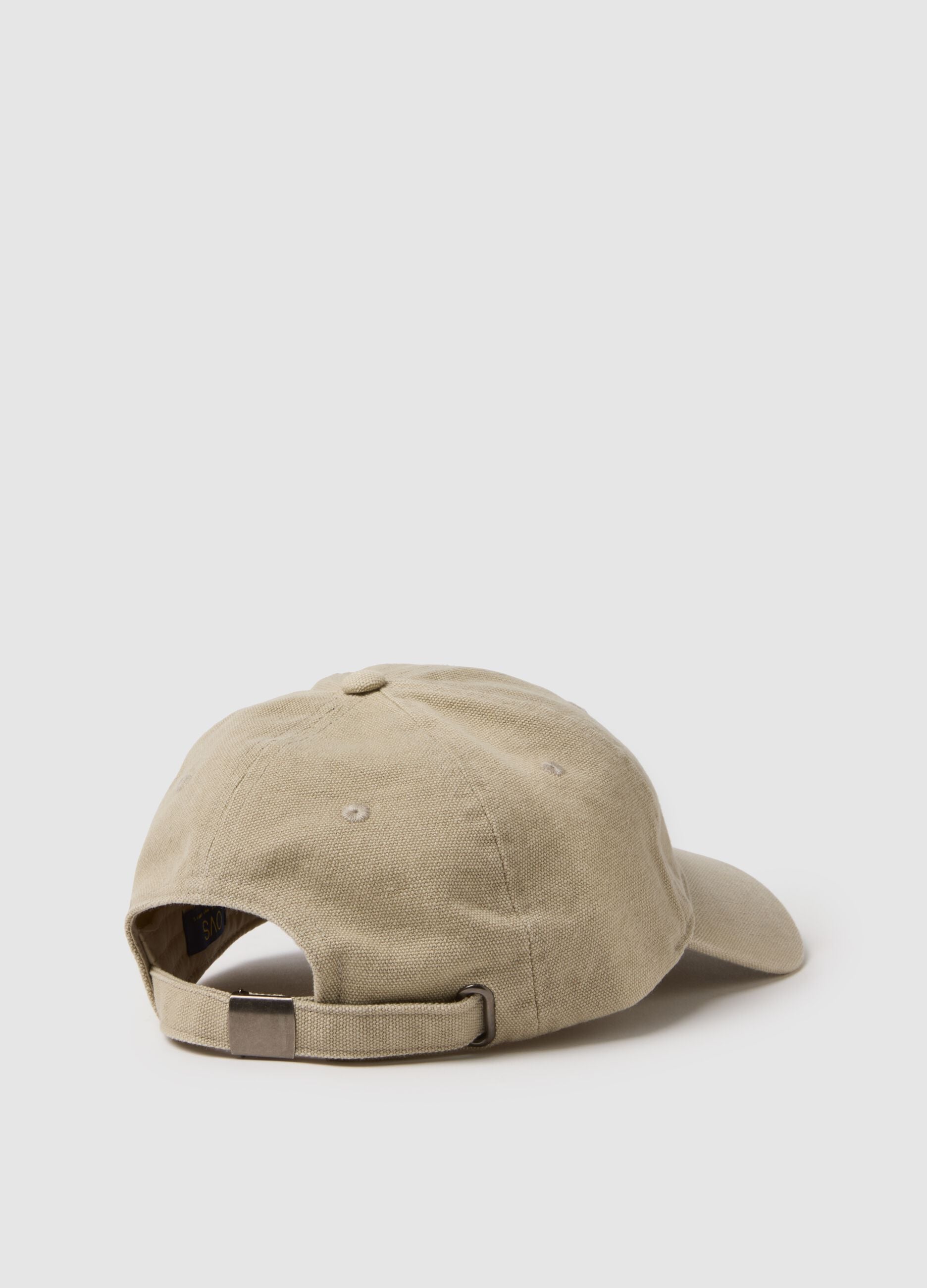 Grey pure cotton baseball cap