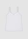 White stretch viscose camisole with deep V-neck lace trim_6