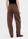 Brown jeans made of cotton and lyocell_2