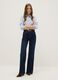 Multicolour striped cotton blend slim-fit shirt with classic collar_0