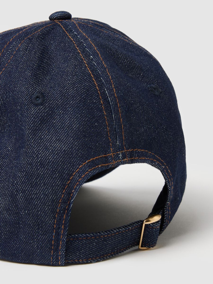 Cappello in puro cotone blu_3