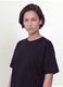 Black crew-neck T-shirt in stretch cotton-modal blend, regular fit_0