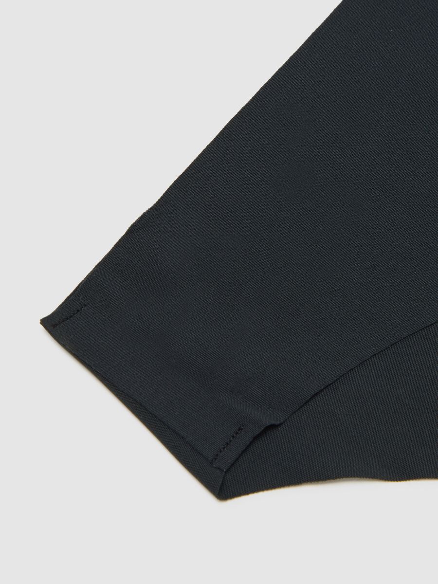 Black stretch fabric briefs_5