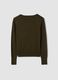 Green viscose-blend crew-neck jumper_6