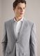 Grey single-breasted blazer with regular fit micro-checks_3