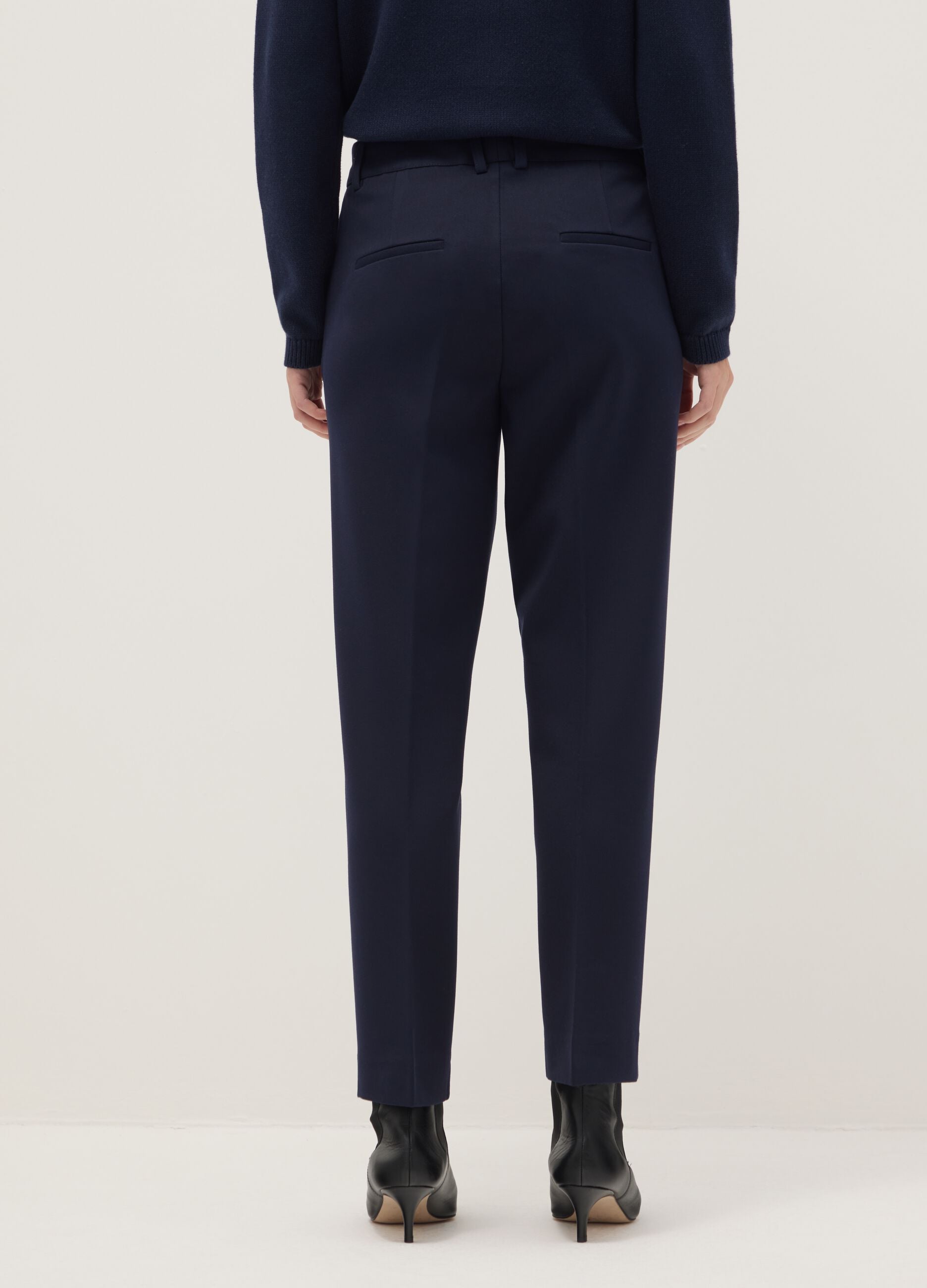 Blue Slim Fit Chino Trousers