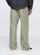 Green wide-leg trousers in Lyocell and cotton_2