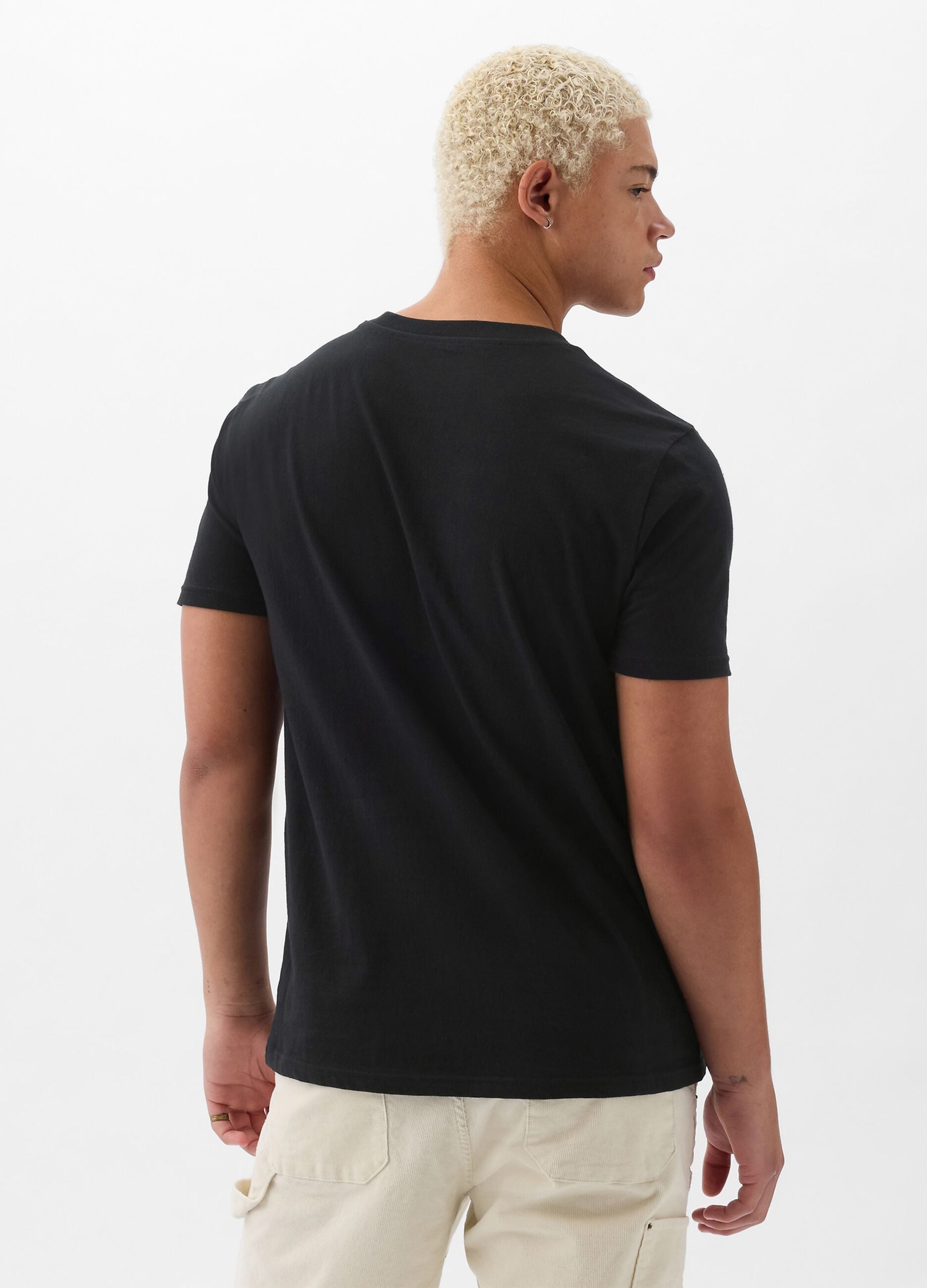 Cotton T-shirt with pocket