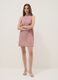 Pink regular-fit dress in a viscose, cotton and linen blend_0