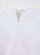 White cotton T-shirt with frills and print_3