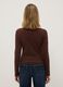 Brown pure cotton regular fit t-shirt_2