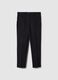 Black skinny viscose blend leggings_4
