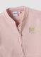 Pink zip-up cotton-blend sweatshirt, regular fit, for girls_2