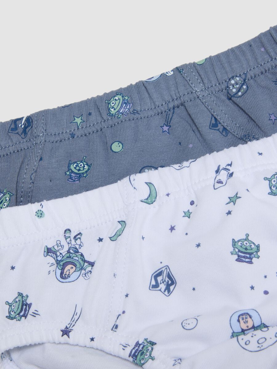 Pack of five multicolour organic cotton Toy Story graphic briefs_2